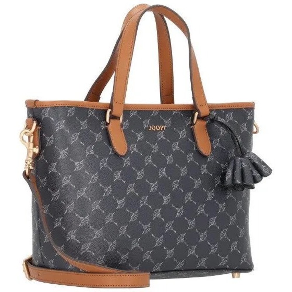 JOOP! Cortina Stampa Aurora Navy Blue Monogram Tote Bag and Wallet Set